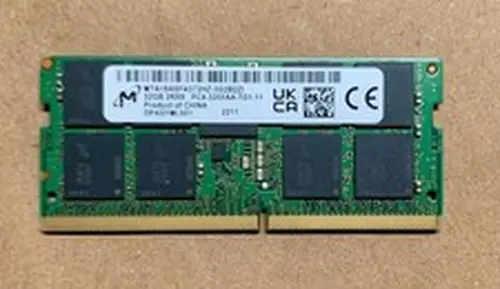 Micron MTA18ASF4G72HZ 32GB DDR4-3200 ECC Unbuffered SODIMM Memory PC4-25600