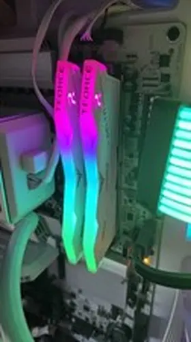 T-Force Delta RGB DDR5 Ram 48GB (2x24GB) 7200MHz White