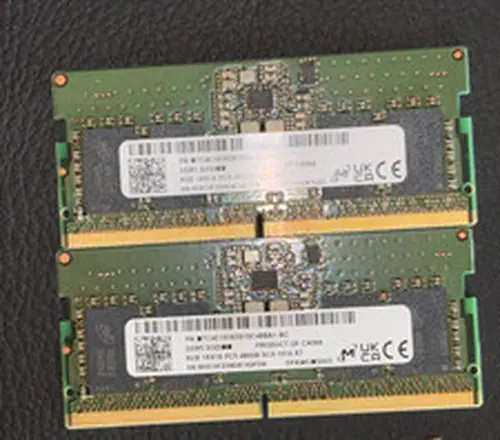 Micron 16GB (2x8GB) DDR5-4800 SODIMM Laptop RAM Memory - Good