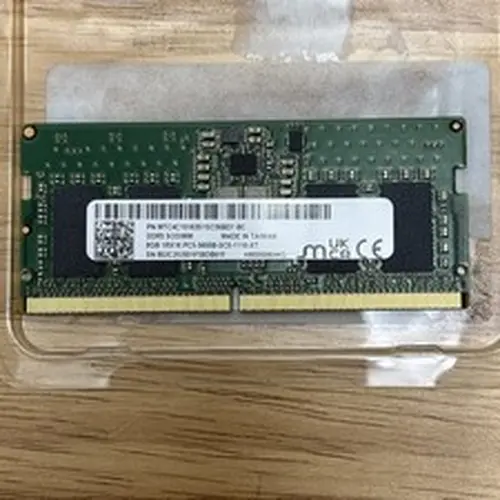 8GB DDR5 SODIMM 1RX16 PC5-5600B Laptop RAM Memory Micron