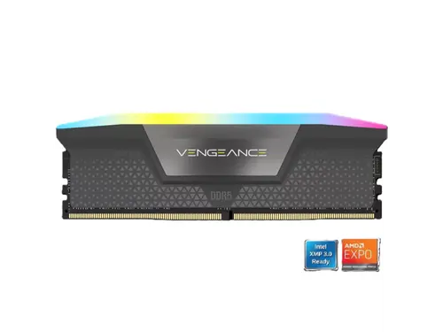CORSAIR Vengeance RGB 16GB 288-Pin PC RAM DDR5 6000 (PC5 48000) Desktop Memory Model CMH16GX5M1D6000Z38