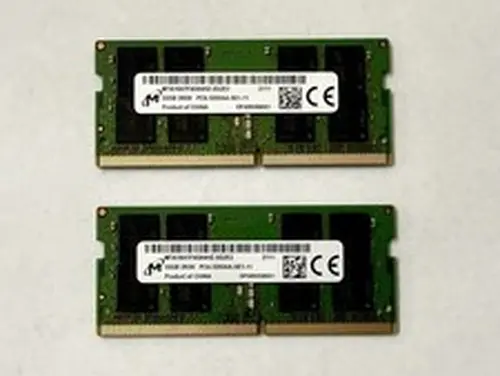 Micron 64GB (2x32GB) DDR4 3200MHz PC4-25600 SO-DIMM Laptop Memory RAM