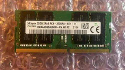 32GB RAM DDR4 3200MHz SK hynix (2Rx8) PC4-3200AA HMAA4GS6CJR8N-XN SODIMM