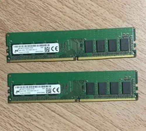 16GB DDR4 2400MHz Micron (2x 8GB) UDIMM PC4-2400T Desktop RAM Memory HP Dell
