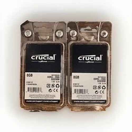 Crucial 16GB Kit (2x8GB) DDR4-2666 SODIMM Laptop RAM CT8G4SFRA266 - Lot of 2