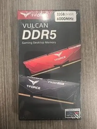 Team Group T-Force Vulcan 32GB (2x16GB) DDR5 SDRAM Desktop Memory Module BLACK