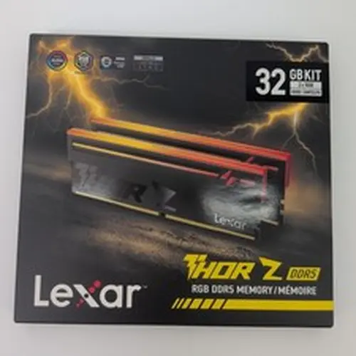 Lexar Thor Z DDR5 RGB 32GB Kit (2x16GB) 6000MHz DIMM Desktop Memory NEW SEALED