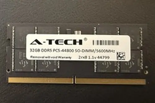 A-Tech 32GB (32GB x 1) DDR5 PC5-44800 SO-DIMM 5600MHz Memory Module