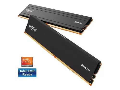 Crucial Pro 128GB (2 x 64GB) DDR5 5600 (PC5 44800) Desktop Memory Model CP2K64G56C46U5