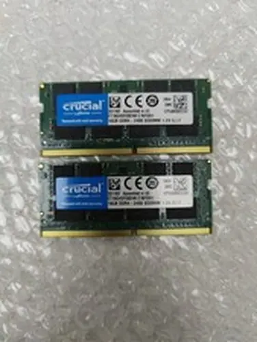 Crucial 32GB Kit (2x16GB) DDR4-2400 PC4-19200 SODIMM Laptop RAM CT16G4SFD824A