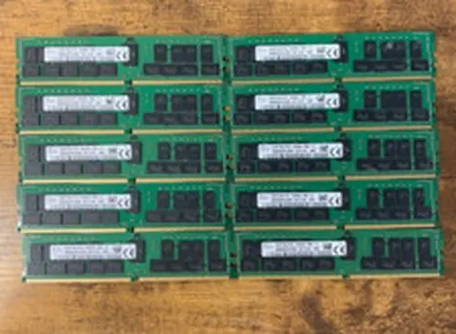 [ BULK LOT OF 10 ] 32GB 2Rx4 PC4 3200AA DDR4 25600 RDIMM ECC Server RAM