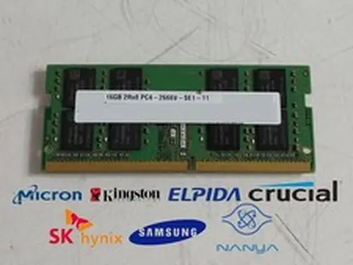 Lot of 5 Major Brand 16 GB PC4-21300 (DDR4-2666) 2Rx8 DDR4 Laptop RAM