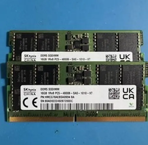 SK Hynix 32GB (16GBx2) 1Rx8 PC5-4800B DDR5 SODIMM Laptop Memory Ram