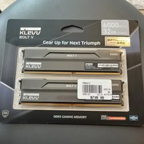 Klevv Bolt V 32GB (2 x 16GB) DDR5 6000 Gaming Memory Model Brand New Sealed