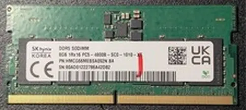 SK Hynix 8GB DDR5 4800MHz PC5-4800B 1Rx16 SODIMM Laptop RAM Memory Module