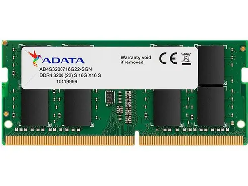 ADATA Premier Series 16GB 260-Pin DDR4 SO-DIMM DDR4 3200 (PC4 25600) Laptop Memory Model AD4S320016G22-RGN