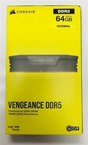 NEW CORSAIR VENGEANCE 64GB 4x16GB DDR5 RAM 6200MHz CMK64GX5M4B6200C32