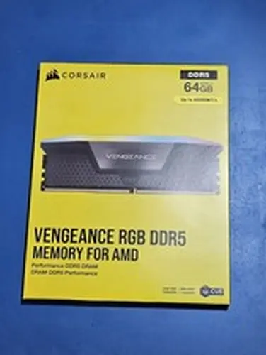 Corsair Vengeance RGB 64GB DDR5-6000 DIMM Memory Module Black