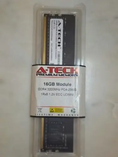 A-Tech 16GB 1Rx8 PC4-25600E ECC UDIMM DDR4 3200 MHz Server Memory RAM