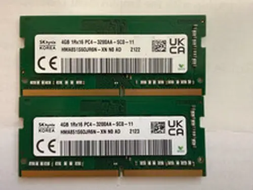 SK hynix so-dimm Memory Ram 8GB (4GB x 2) PC4 DDR4 3200AA for Laptop (OEM)