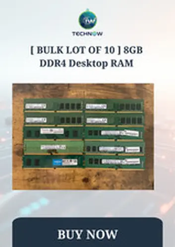 [ BULK LOT OF 10 ] 8GB DDR4 Desktop RAM SAMSUNG, HYNIX etc. (10x)
