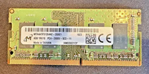 Micron 4GB DDR4 2666 MHz PC4-21300 SODIMM Laptop Memory RAM MTA4ATF51264HZ-2G6E1