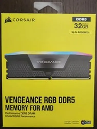BRAND NEW CORSAIR VENGEANCE RGB 32GB (2 x 16GB) DDR5 CL30 6000MHZ RAM MEMORY