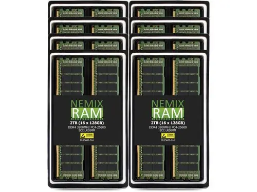NEMIX RAM 64GB (1X64GB) DDR4 2933MHZ PC4-23400 4Rx4 1.2V 288-PIN ECC LRDIMM Load Reduce Server Memory Compatible with Dell PowerEdge R740 Rack Server