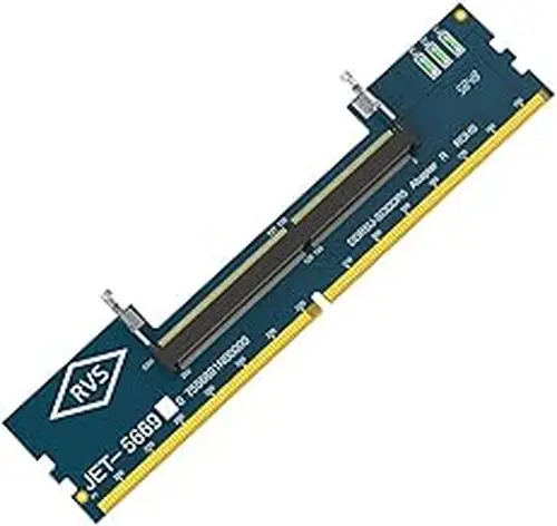 Laptop DDR5 RAM to SO DDR5 U-DIMM Desktop Adapter Card, Memory Tester SO DDR 5 to DDR 5 U-DIMM Converter