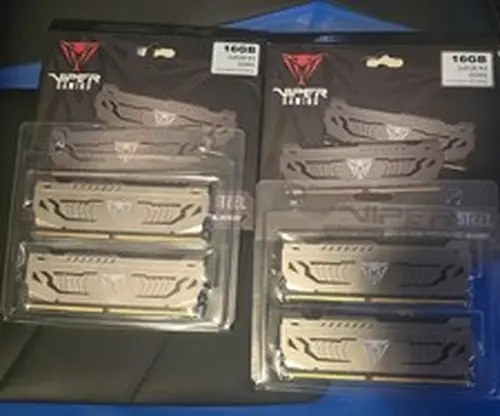 Patriot Viper Steel DDR4 4400MHz CL19 32GB (4x8GB) PVS416G440C9K matched set