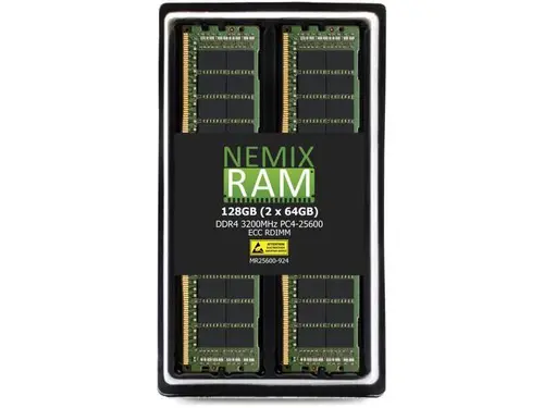 NEMIX RAM 32GB (4X8GB) DDR4 2933MHZ PC4-23400 1Rx8 1.2V 288-PIN ECC RDIMM KIT Registered Server Memory Compatible with Dell PowerEdge R450 Rack Server