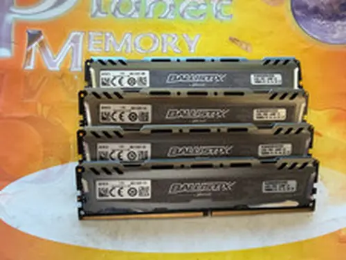 Crucial PC4-19200 16GB (4x4GB) DDR4 2400MHz Desktop Memory BLS4G4D240FSB.8FBD
