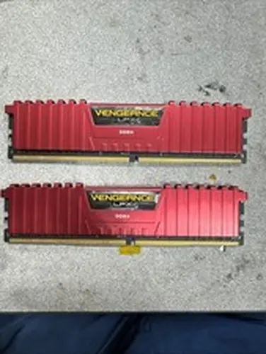 Corsair Vengeance LPX 16GB (2x8GB) Desktop RAM DDR4 3000MHz Memory Kit - Red