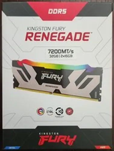 BRAND NEW KINGSTON FURY RENEGADE RGB 32GB (2x16GB) CL38 7200MHZ DDR5 RAM MEMORY