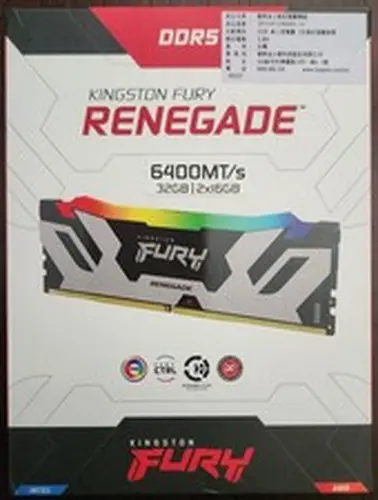 BRAND NEW KINGSTON FURY RENEGADE RGB 32GB (2x16GB) CL32 6400MHZ DDR5 RAM MEMORY
