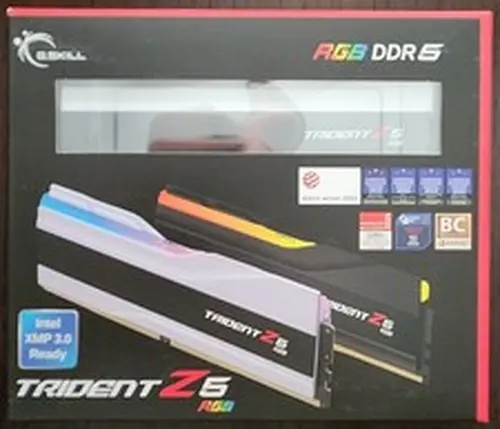 NEW G.SKILL TRIDENT Z5 RGB 32GB (2 x 16GB) DDR5 CL32 6400MHZ RAM MEMORY WHITE