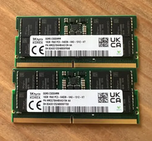 SK-Hynix 32GB DDR5-6400 CSODIMM 2X16GB Laptop Memory PC5-51200 RAM