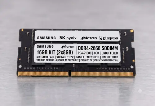 16GB (2x8GB) DDR4 SODIMM Memory Matching Pair Samsung Hynix Micron 2666 3200