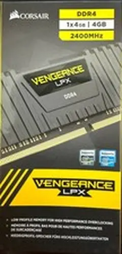 Corsair Vengeance LPX 4GB (1x4GB) DDR4 2400MHz DIMM 288-Pin CMK4GX4M1A2400C16