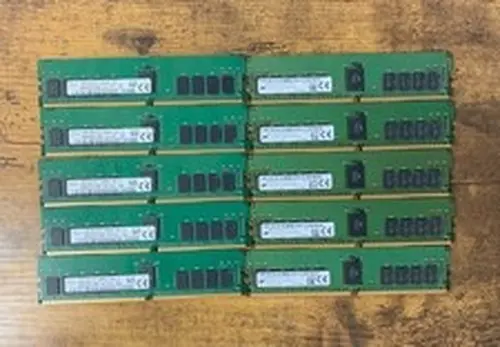 Unknown [ BULK LOT OF 10 ]  16GB 2Rx8 PC4 3200AA RDIMM DDR4 25600 ECC Server Memory RAM