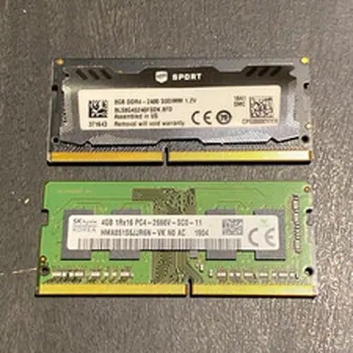 12GB (8GB+4GB) SK Hynix 2666MHz Crucial Ballistix 2400MHz Laptop Memory RAM DDR4