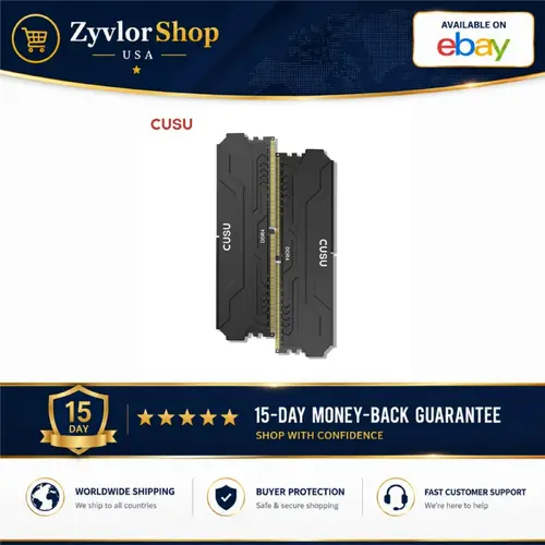 CUSU DDR4 Desktop RAM UDIMM 288-Pin 3200MHz 3600MHz XMP 2.0 24GB