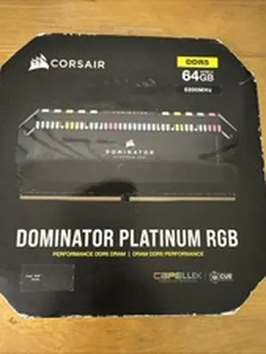Corsair Dominator Platinum RGB 64GB (2x32GB) DDR5 DRAM 5200MHz Memory Kit -...