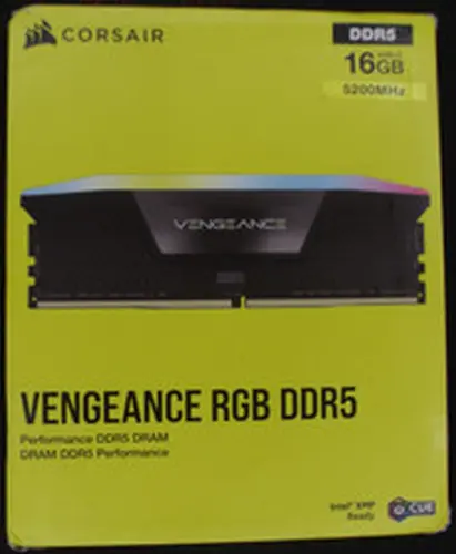 Corsair Vengeance RGB DDR5 16 GB (2x8GB) 5200MHz Intel XMP