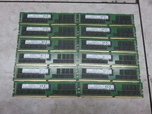 LOT OF 12 SAMSUNG M393A4K40CB2-CVFC0 K 32GB 2RX4 PC4-2933Y DDR4 ECC RDIMM RAM