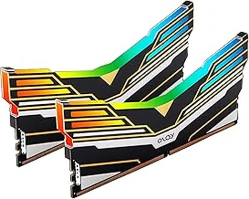 OLOy DDR4 RAM 16GB (2x8GB) Black Warhawk Aura Sync RGB 2666 MHz CL19 1.2V 288-Pin Desktop UDIMM (MD4U0826191BE0DA)
