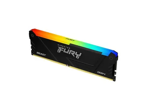 Kingston FURY Beast 16GB DDR4 RGB Single Desktop Memory, 3600MT/s PC4-28800 CL18 18-22-22 1.35V XMP 2.0 Non-ECC Unbuffered 288-pin UDIMM, for Intel...