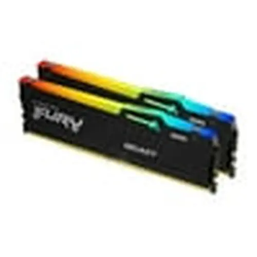 Kingston FURY Beast RGB 32GB (2x16GB) 6000MT/s CL36 DDR5 Desktop Memory KF560C36BBEAK2-32