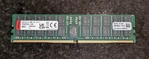 256GB 4x64GB DDR5 Kingston 2Rx4 ECC Registered RDIMM Ram KSM48R40BD464MD 4800 mt