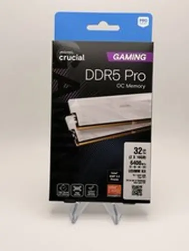 Crucial Pro DDR5 RAM 32GB Kit (2x16GB) 6400MHz CL32 UDIMM White